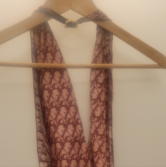 💯Authentic Christian Dior silk halter scarf - Picture 2 of 3